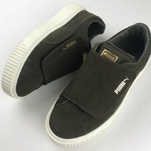 puma suede velcro